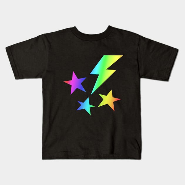 MLP - Cutie Mark Rainbow Special - Lightning Dust Kids T-Shirt by ariados4711